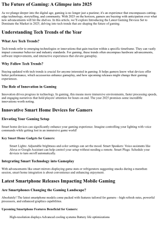 Introducing the latest gaming devices that will dominate the market in 2025