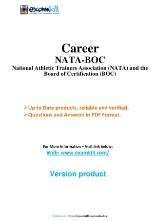 career nata boc