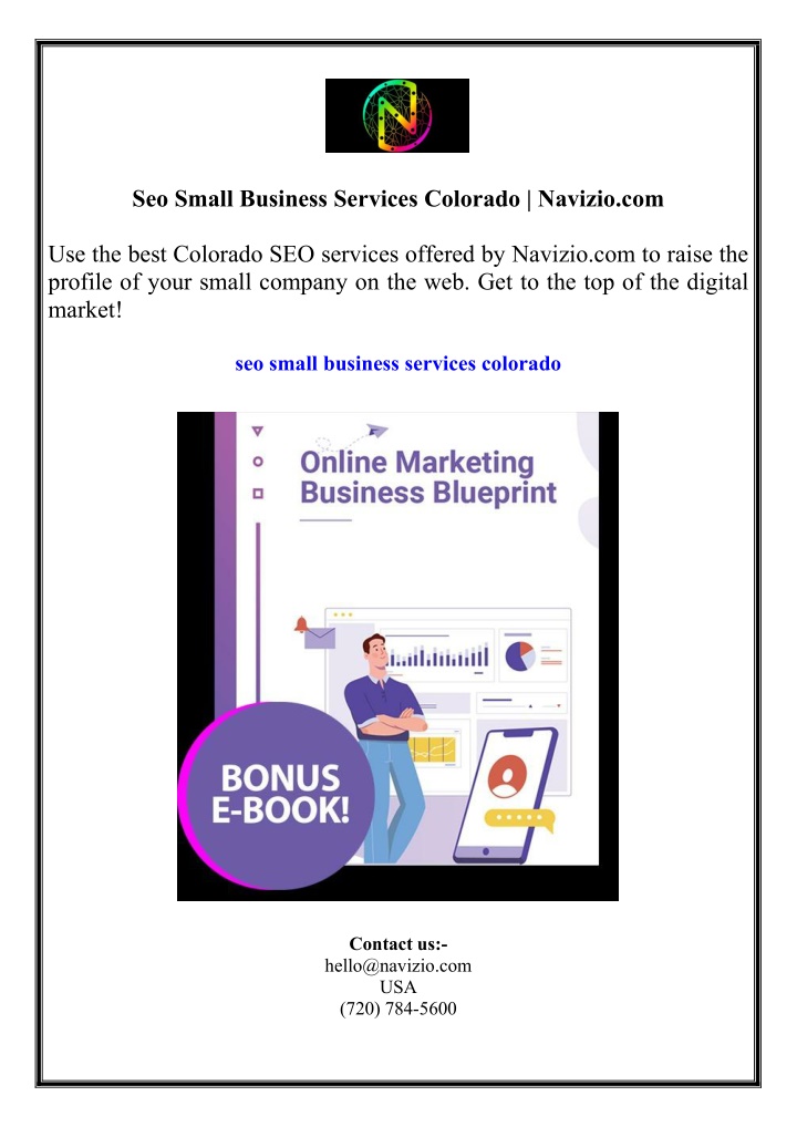 seo small business services colorado navizio com