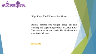 Lidya Kitty The Ultimate Sex Kitten