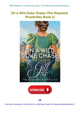 READ Books On a Wild Duke Chase (The Wayward Woodvilles Book 2)