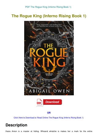 PDF The Rogue King (Inferno Rising Book 1)