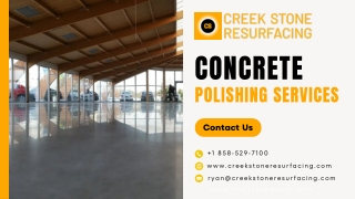 Why Concrete Polishing Services are Essential for Modern Flooring