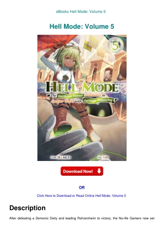 ebooks hell mode volume 5