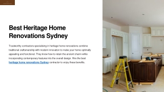 Best Heritage Home Renovations Sydney