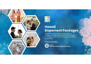 Hawaii Elopement Packages