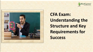 cfa exam understanding the structure