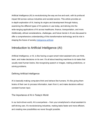 artificial intelligence ai is revolutionizing