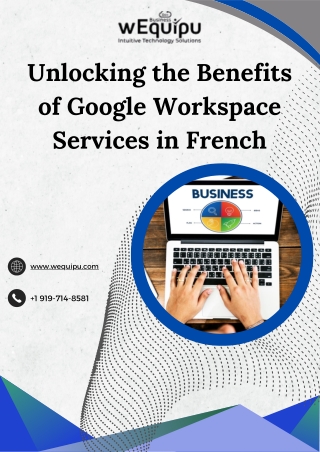 Unlocking the Benefits of Google Workspace Services in French