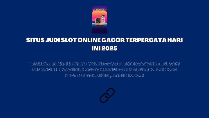 situs judi slot online gacor terpercaya hari