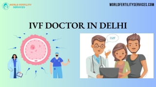 Best IVF Doctor in Delhi - World Fertility Services