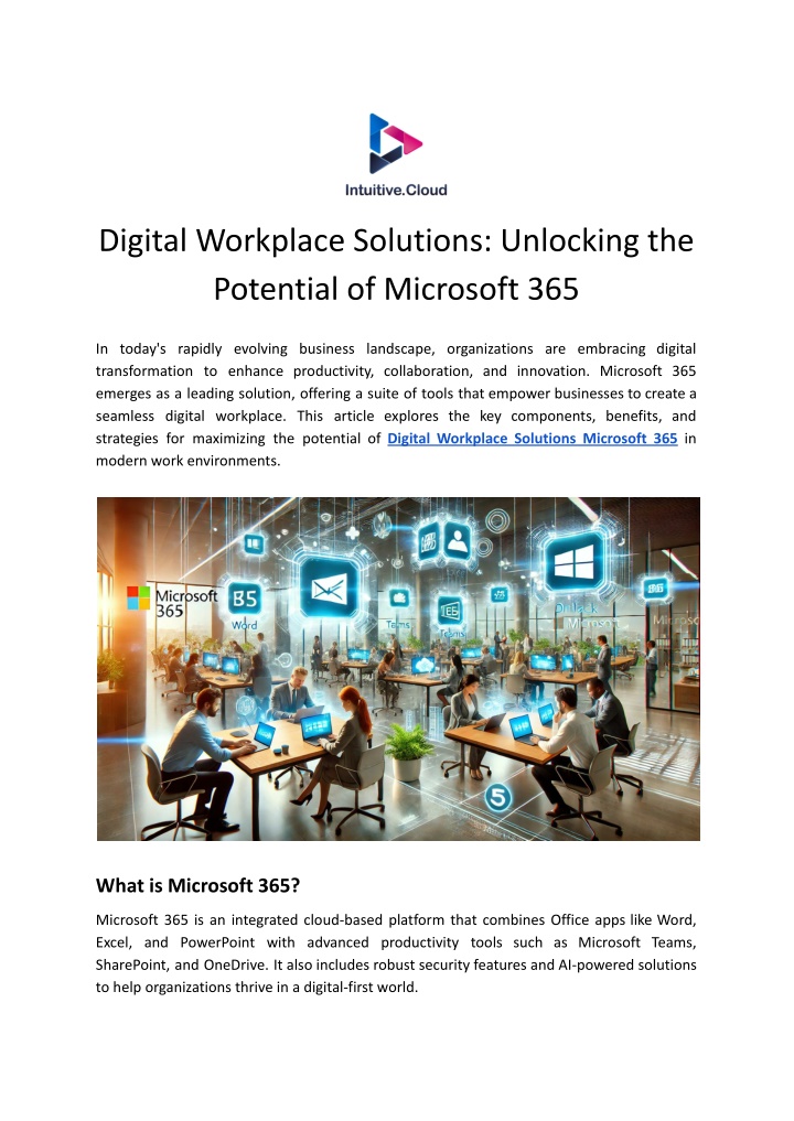 digital workplace solutions unlocking