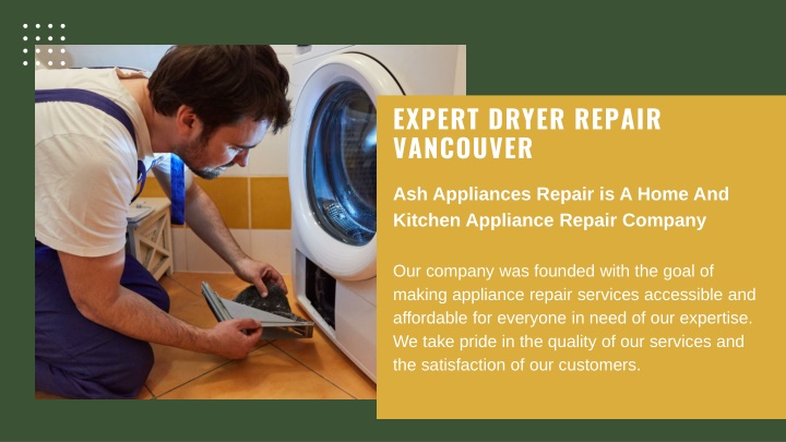 expert dryer repair vancouver