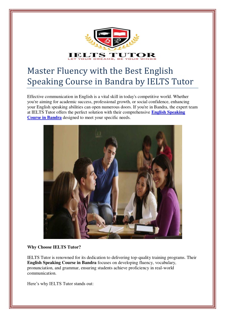 master fluency with the best english speaking