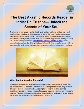 Best Akashic Records Reader in India