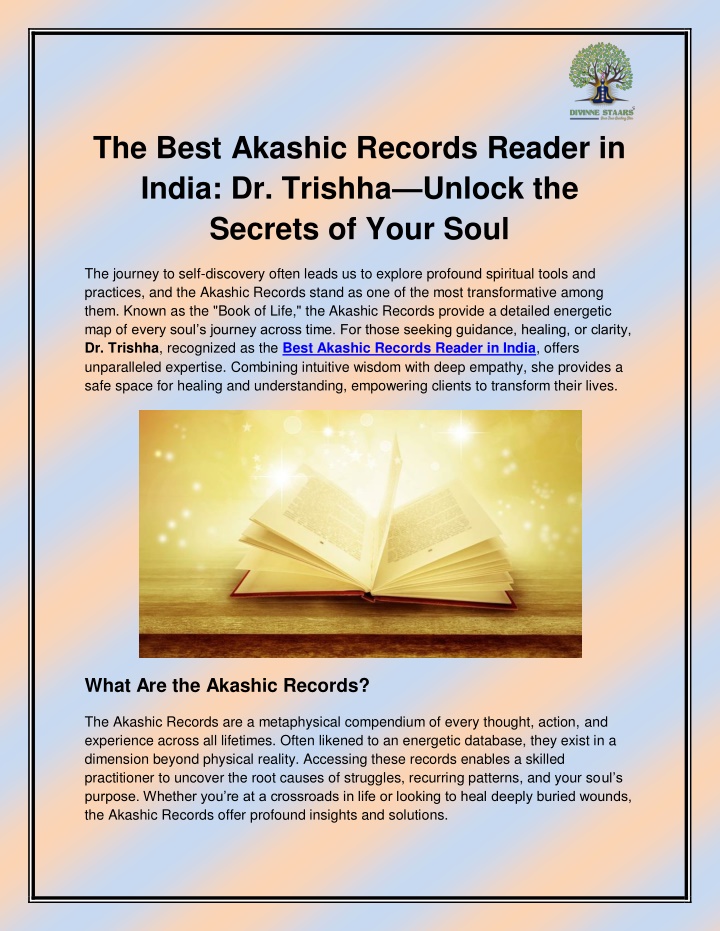 the best akashic records reader in india