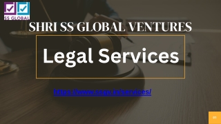 Legal Field - Best Services of SHRI SS GLOBAL VENTURES(SSGV)