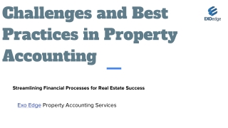 challenges and best practices in property accounting