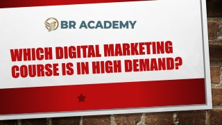 Which Digital Marketing Course is in High Demand