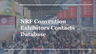 nrf convention exhibitors contacts database