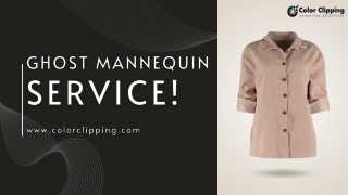 Enhance Apparel Photos with Ghost Mannequin Service for E-Commerce