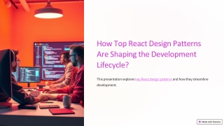 how top react design patterns are shaping