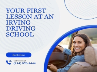 Your First Lesson at an Irving Driving School