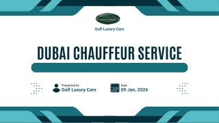 Dubai Chauffeur Service