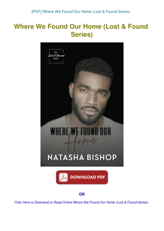 [PDF] Where We Found Our Home (Lost & Found Series)