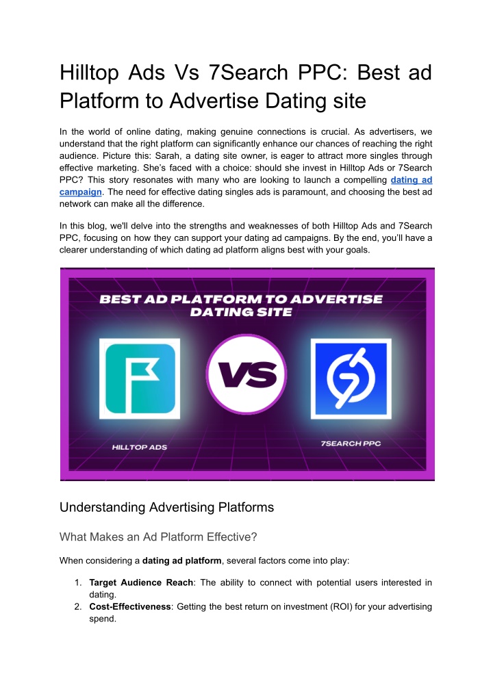 hilltop ads vs 7search ppc best ad platform