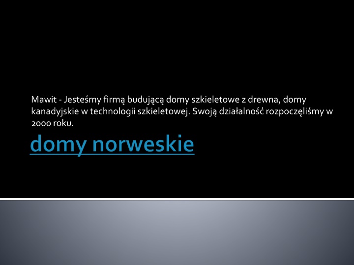 domy norweskie