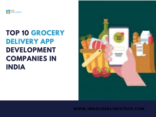 Top 10 Grocery Delivery App Development Companies In India