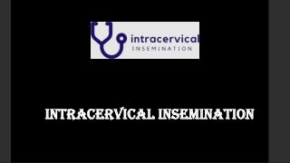 intracervical insemination intracervical