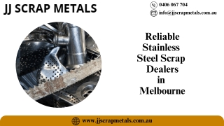 Reliable Stainless Steel Scrap Dealers in Melbourne