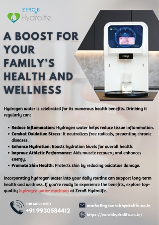 A Boost for Your Family’s Health and Wellness