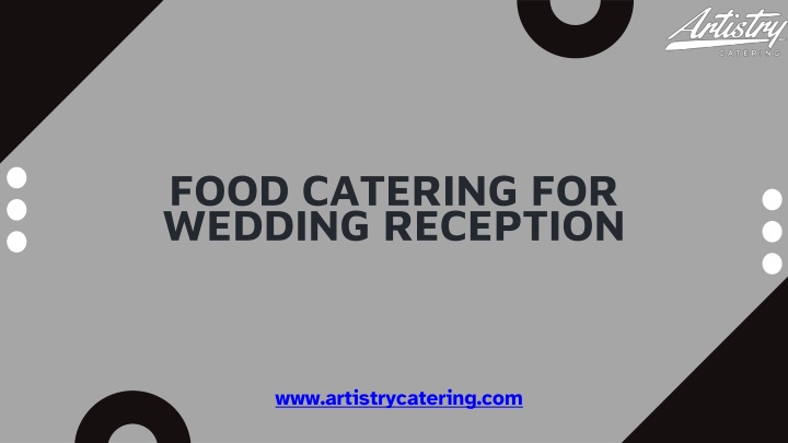 food catering for wedding reception