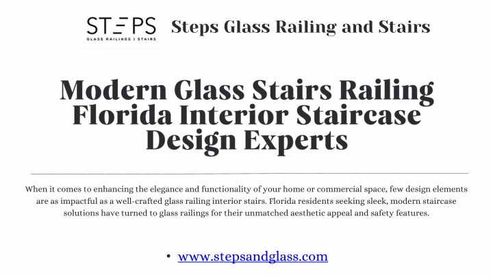 steps glass railing and stairs