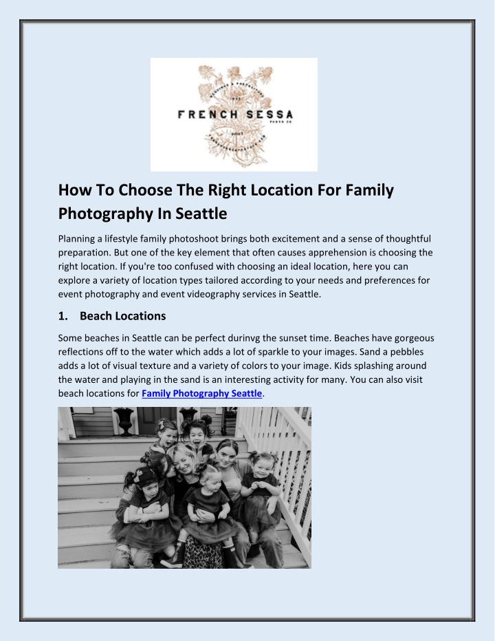 how to choose the right location for family