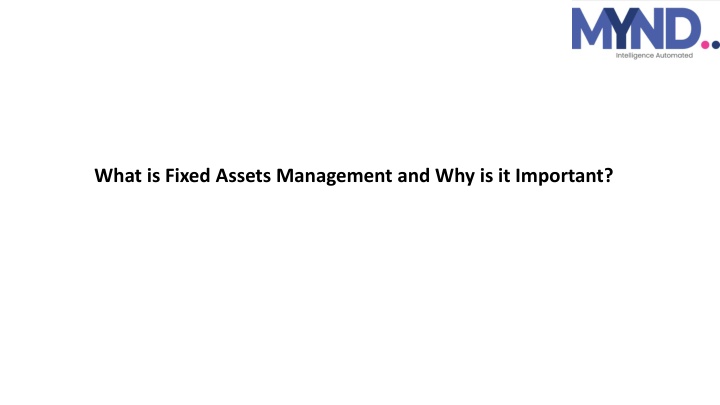 what is fixed assets management