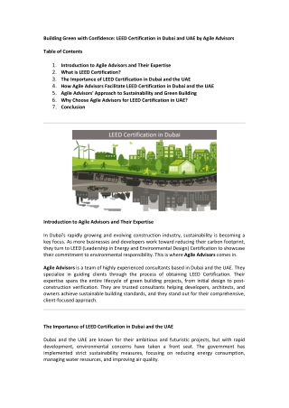 building green with confidence leed certification