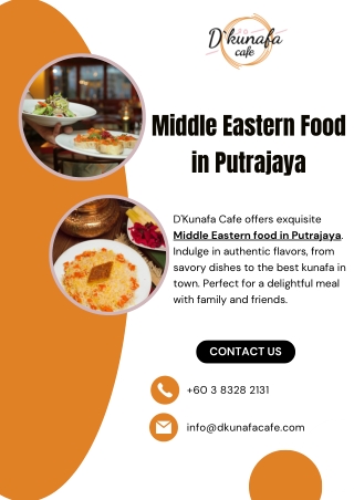 Middle Eastern Food in Putrajaya