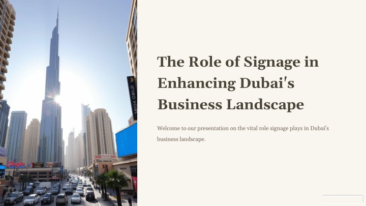 the role of signage in enhancing dubai s business