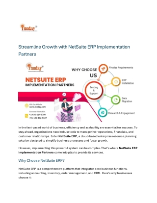streamline growth with netsuite