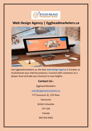 Web Design Agency  Eggheadmarketers.ca