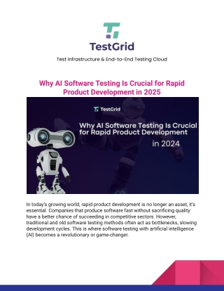 test infrastructure end to end testing cloud
