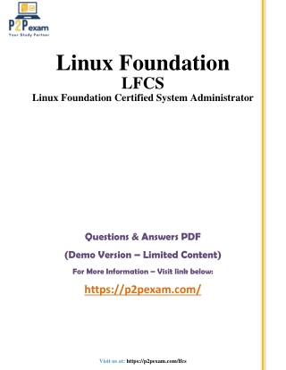 linux foundation lfcs linux foundation certified
