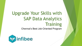 Best SAP Data Analytics Training in Chennai | Infibee