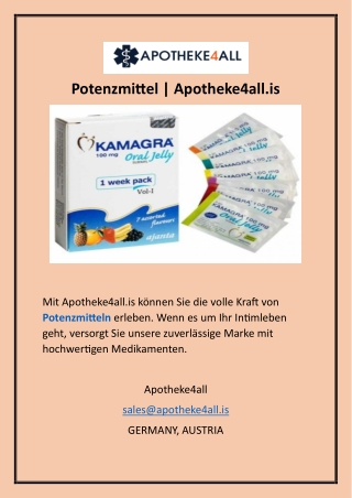 potenzmittel apotheke4all is