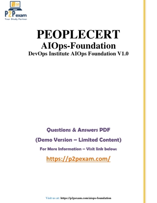 peoplecert aiops foundation devops institute