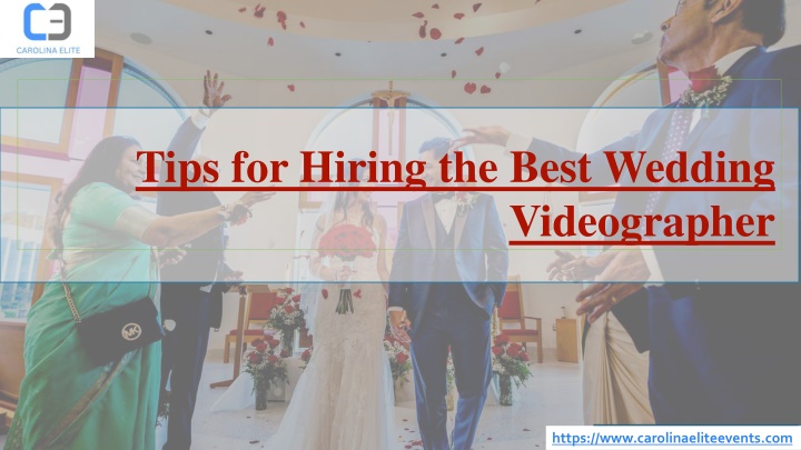 tips for hiring the best wedding videographer